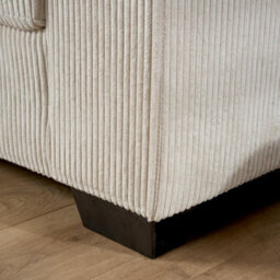 Bravich Enzo Corduroy Sofa - Cream, 2 Seater - thumbnail 6