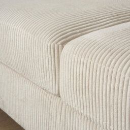 Bravich Enzo Corduroy Sofa - Cream, 2 Seater - thumbnail 5
