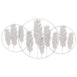 Beliani Wall Decor Leaf Copernicium 50 Cm Metal Gold - thumbnail 4