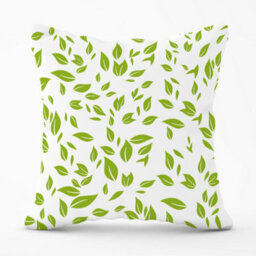 Warren Reed Designer Green Leaves Cushions 45Cm X 45Cm - thumbnail 1