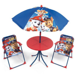 Relsy Kids Outdoor Patio Set Paw Patrol: Table, 2X Chairs, Parasol - Garden Furniture For Children - thumbnail 7