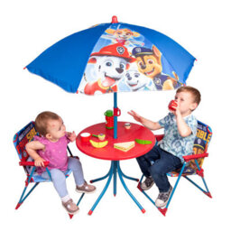 Relsy Kids Outdoor Patio Set Paw Patrol: Table, 2X Chairs, Parasol - Garden Furniture For Children - thumbnail 6
