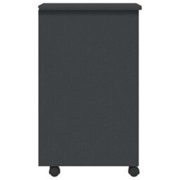 Walplus Rolling Cabinet With Drawers Moss Grey Solid Wood Pine - thumbnail 6