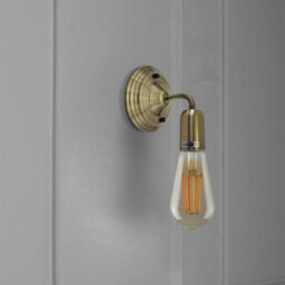 Industrial Wall Light Vintage Metal Wall Sconce Lamp Led E27 Lighting Fixture Green Brass - thumbnail 2