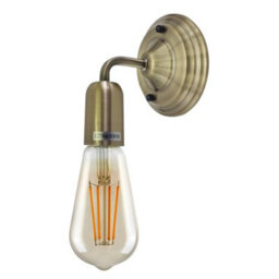 Industrial Wall Light Vintage Metal Wall Sconce Lamp Led E27 Lighting Fixture Green Brass - thumbnail 1
