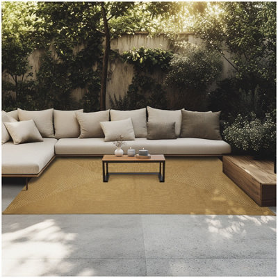 Tectake Rug Raya In Boho Style For Indoor And Outdoor, Durable, Easy-Care Materials 160 X 230 Cm - Brown - image 1