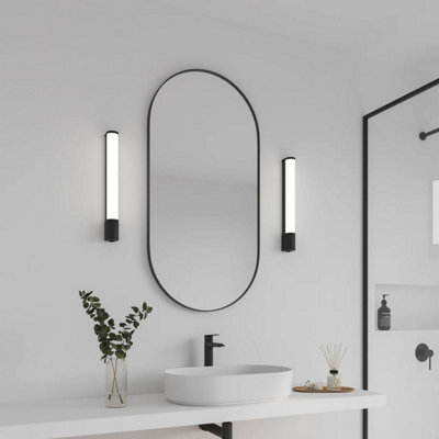 Nordlux Malaika Aluminium Wall Light On-Fixture Switch Black,mains Led - image 1