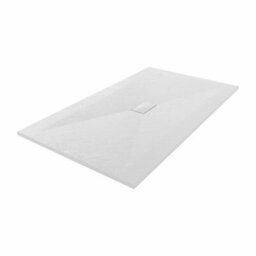 Sundaze 1700 X 1000mm Smc White Rectangle Slate Effect Bathroom Shower Tray - thumbnail 2