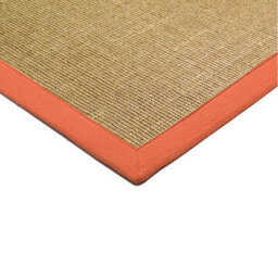 Orange Bordered Plain Modern Easy To Clean Rug For Dining Room Bed Room And Living Room-68 X 300Cmcm (Runner) - thumbnail 2