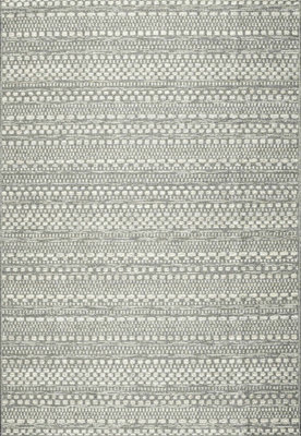 Grey Striped Outdoor Rug, Striped Stain-Resistant Rug For Patio, Garden, Deck, 5mm Modern Outdoor Rug-80Cm X 150Cm - image 1