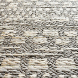 Grey Striped Outdoor Rug, Striped Stain-Resistant Rug For Patio, Garden, Deck, 5mm Modern Outdoor Rug-80Cm X 150Cm - thumbnail 4