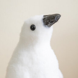 Samuel Alexander 26Cm Freestanding Flocked Christmas Penguin Decoration - thumbnail 3