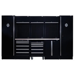 Draper Bunker 16 Piece Workshop Storage Solution With 3240mm Stainless Steel Worktop - thumbnail 1