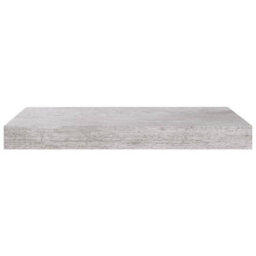 Berkfield Floating Wall Shelves 4 Pcs Concrete Grey 40X23X3.8 Cm Mdf - thumbnail 6