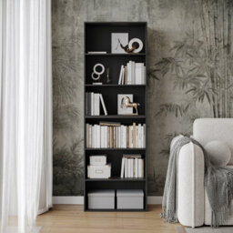 Urbn-Living Urbnliving - Wide 6-Tier Bookcase - thumbnail 2