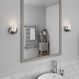 GoodHome Myvat Bubble Silver Chrome Effect Wired Bathroom Wall Light - thumbnail 4