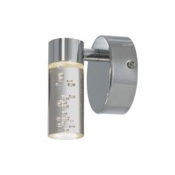 GoodHome Myvat Bubble Silver Chrome Effect Wired Bathroom Wall Light - thumbnail 2