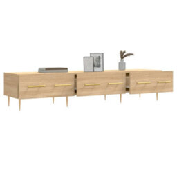 Berkfield Tv Cabinet Sonoma Oak 150X36X30 Cm Engineered Wood - thumbnail 4