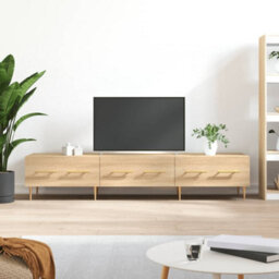 Berkfield Tv Cabinet Sonoma Oak 150X36X30 Cm Engineered Wood - thumbnail 1