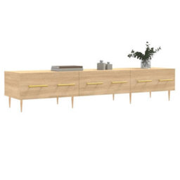 Berkfield Tv Cabinet Sonoma Oak 150X36X30 Cm Engineered Wood - thumbnail 3