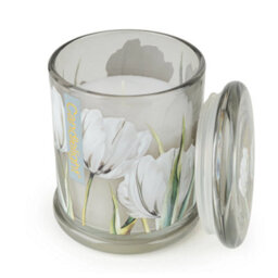 Candlelight Large Glass Jar Candle - White Tulip & Bergamot - thumbnail 3
