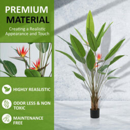 Crystals 150Cm Artificial Bird Of Paradise Tree Indoor Tropical Faux Plant - thumbnail 3