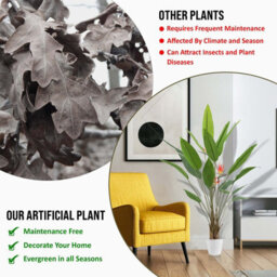 Crystals 150Cm Artificial Bird Of Paradise Tree Indoor Tropical Faux Plant - thumbnail 6