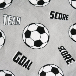 OHS Kids Sherpa Throw Over Bed Blanket Football Sofa Chair Plush Warm Soft Fleece - thumbnail 3