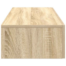Berkfield Wall Shelf With Drawers Sonoma Oak 100X36X19 Cm Engineered Wood - thumbnail 5