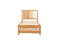 Pine Wood Guest Bed 2 Mattresses Birlea Buxton Trundle Frame Hideaway Stop Over - thumbnail 9