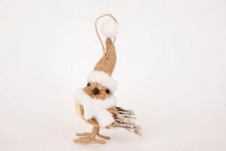 Shatchi 13Cm Robin Christmas Tabletop Centrepiece Decorations Showpieces Home Art & Craft Xmas Party Window Décor - thumbnail 3