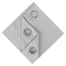 Ameha Light Grey Plain Curtain Blackout Thick Thermal Insulated Bedroom Kitchen 66'' X 54'' Curtain Pair With Tie Backs Pair - thumbnail 7
