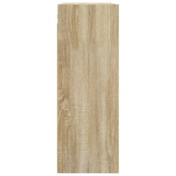 Berkfield Hanging Wall Cabinet Sonoma Oak 69.5X32.5X90 Cm - thumbnail 6