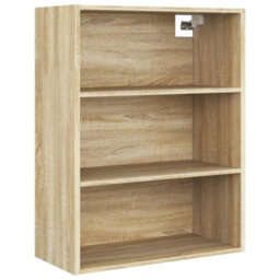 Berkfield Hanging Wall Cabinet Sonoma Oak 69.5X32.5X90 Cm - thumbnail 2