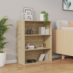 Berkfield Hanging Wall Cabinet Sonoma Oak 69.5X32.5X90 Cm - thumbnail 3