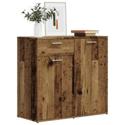 Berkfield Sideboard Old Wood 80X36X75 Cm Engineered Wood - thumbnail 3