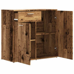 Berkfield Sideboard Old Wood 80X36X75 Cm Engineered Wood - thumbnail 5