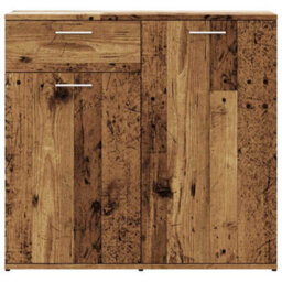 Berkfield Sideboard Old Wood 80X36X75 Cm Engineered Wood - thumbnail 4