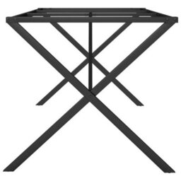 Walplus Dining Table Legs X-Frame 160X80X73 Cm Steel - thumbnail 5