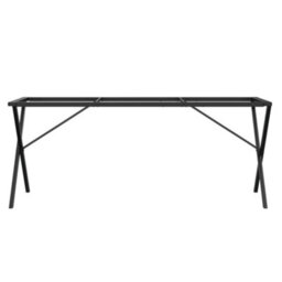 Walplus Dining Table Legs X-Frame 160X80X73 Cm Steel - thumbnail 4