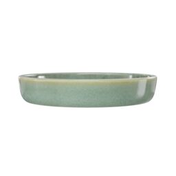 GoodHome Boann Gloss Green Reactive Glaze Effect Ceramic Soap Dish - thumbnail 4