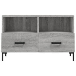Berkfield Sturdy Tv Cabinet Grey Sonoma 80X36X50 Cm Engineered Wood - thumbnail 5