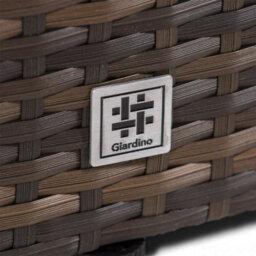 That's Furniture Savannah Rectangle 8 Seat Rattan Dining Set W/ Ice Bucket Drinks Cooler - Brown - thumbnail 6