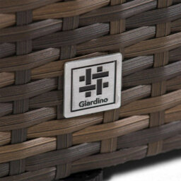 That's Furniture Savannah Rectangle 8 Seat Rattan Dining Set W/ Ice Bucket Drinks Cooler - Brown - thumbnail 8