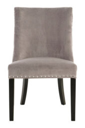 Orsina Grey Velvet Chair, Curly Back Chair, Easy To Assemble Borg Chair, Comfy Office Chair - thumbnail 8