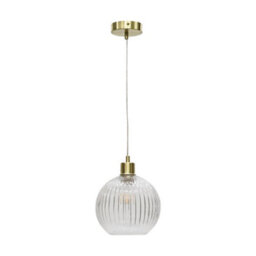 First Choice Lighting Carss - Satin Brass Ceiling Pendant Flex Kit For Easy Fit Shade - thumbnail 2