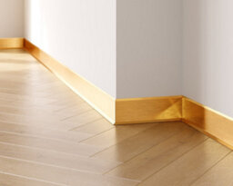 Ilcom Stainless Steel Skirting Board F80mm X 2700mm - Gold Brushed - thumbnail 4