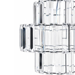 3 Tier Clear Crystal Pendant Lampshade, Modern Chandelier Style Ceiling Light Shade - thumbnail 7