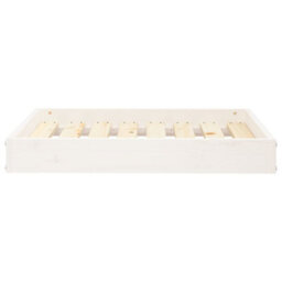 Vidaxl Dog Bed White 71,5X54X9 Cm Solid Wood Pine - thumbnail 4