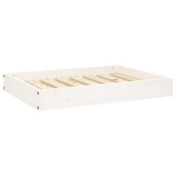 Vidaxl Dog Bed White 71,5X54X9 Cm Solid Wood Pine - thumbnail 2